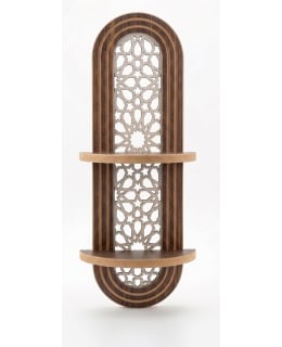 HANAH ARTMTKWLL5 173ALF1123 WENGE SHELF Main Image
