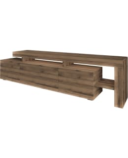 HANAH HOME BEELIZ TV STAND ANTQ WALNUT Main Image