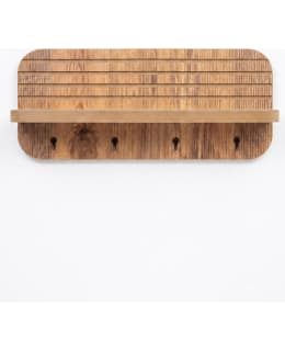 HANAH HOME ARTMTKWLL9 OAK WALL SHELF Main Image