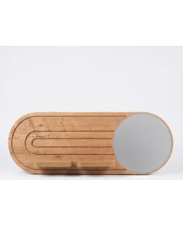 HANAH HOME ARTMTKWLL8 OAK WALL SHELF Main Image