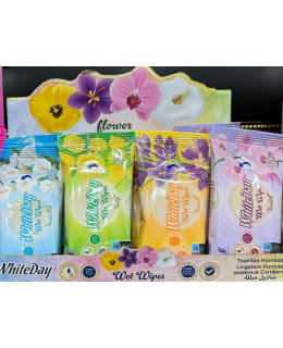 WHITEDAY FLOWER MIX 15KPL KOSTEUSPYYHE Main Image