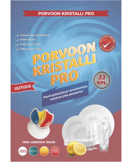 PORVOON KRISTALLI PRO 33PCS DISHWASH.TAB Main Image