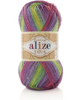 ALIZE DIVA BATIK 100G 3241 KUKKANI LANKA Main Image