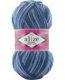 ALIZE SUPERWASH MIX 100G 7677 SIN LANKA Main Image