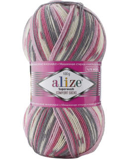 ALIZE SUPERWASH MIX 100G 7707 PI/H LANKA Main Image