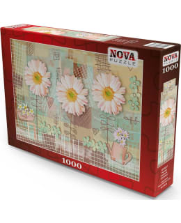NOVA PUZZLE PINK GERBERA FLOWERS 1000P Main Image