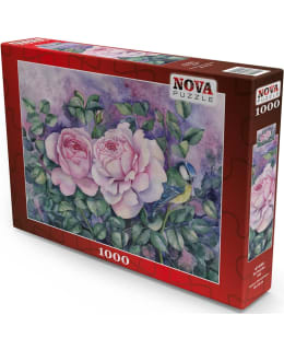 NOVA PUZZLE TWO PINK ROSES 1000P Main Image