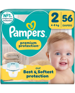 PAMPERS PP NEW BABY S2 4-8KG 56PCS DIAP Main Image