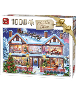 KING CHRISTMAS HOUSE 1000P PALAPELI Main Image