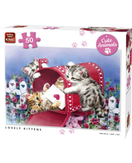 KING LOVELY KITTENS 50P PALAPELI Main Image