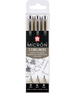 SAKURA PIGMA MICRON 3KPL MUSTA KUITUKYNÄ Main Image