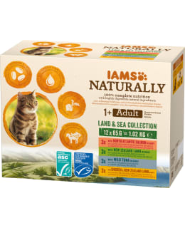 IAMS CAT NATURALLY LAND&SEA 12X85G Main Image