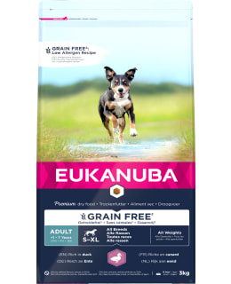 EUKANUBA DOG GRAIN FREE ADULT DUCK 3 KG Main Image