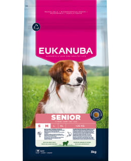 EUKANUBA DOG SENIOR SM/MED LAMB&RICE 3KG Main Image