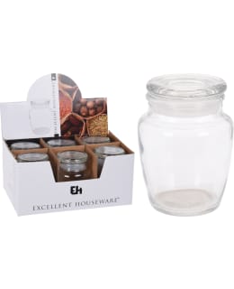 STORAGE JAR GLASS 7XH9CM 150ML Main Image