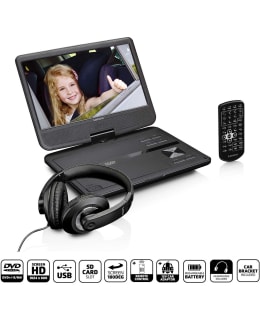 LENCO DVP-1010BK KANNETTAVA 10" DVD-SOIT Main Image
