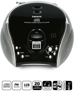 LENCO SCD-24 BL/SI KANNETTAVA STEREO FM- Main Image