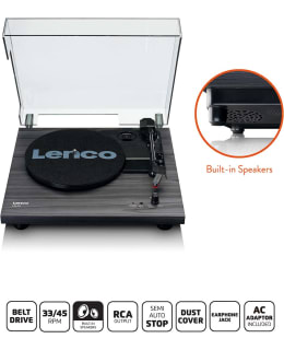 LENCO LS-10BK LEVYSOITIN KAIUTTIMILLA Main Image