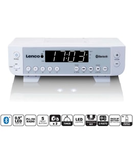 LENCO KCR-100WH BLUETOOTH KEITTIÖRADIO Main Image