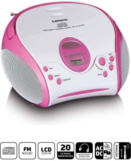 LENCO SCD-24PK KIDS BOOMBOX CD-SOITTIMEL Main Image