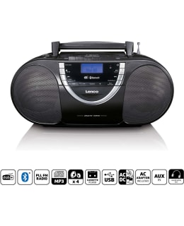 LENCO SCD-6900BK BT FM CD/KASETTISOITIN Main Image