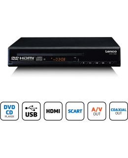 LENCO DVD-120BK DVD-SOITIN HDMI - LLÄ JA Main Image