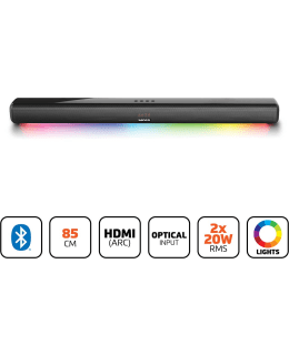 LENCO SB-042LEDBK SOUNDBAR 85CM 40W BLUE Main Image