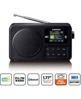 LENCO PDR-033BK KANNETTAVA DAB+/FM-RADIO Main Image