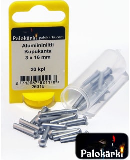 P.KÄRKI KUPUKANTA 3X16 20KPL ALUM.NIITTI Main Image