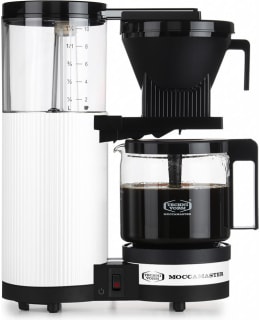 Moccamaster CD AO White Metallic coffee machine Main Image