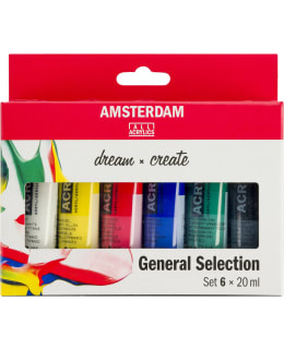 AAC 6X20ML GENERAL AKRYYLIVÄRISETTI Main Image