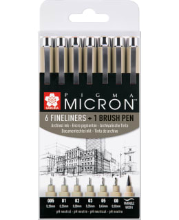 SAKURA PIGMA MICRON 6+1 MUSTA KUITUKYNÄ Main Image