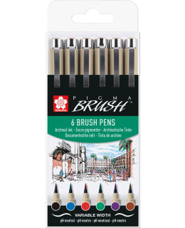 SAKURA PIGMA BRUSH 6KPL SIVELLINTUSSI Main Image
