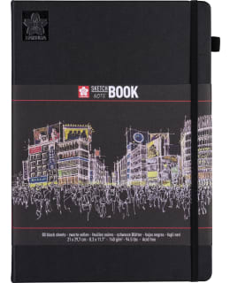 SAKURA 21X30CM MUSTAT SIVUT LUONNOSKIRJA Main Image