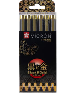 SAKURA PIGMA BLACK&GOLD SETTI Main Image