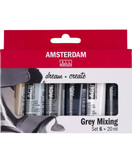 AMSTERDAM GREYMIX 6X20ML AKRYYLIVÄRISET Main Image