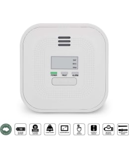 Alecto COA4010 häkävaroitin 10 v paristolla Main Image