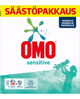 OMO SENSITIVE 3,72 KG PYYKINPESUJAUHE Main Image