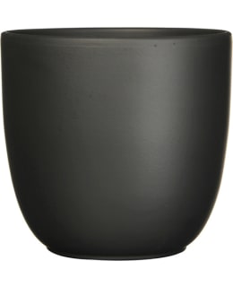 TUSCA POT ROUND BLACK MATT Main Image