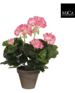 MICA GERANIUM PINK WHI 34X20CM TEKOKASVI Main Image