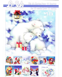 FARNIA A5 JOULUISET ELÄIMET 3D-KIRJA Main Image