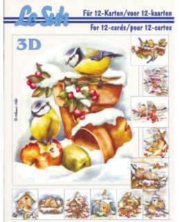 FARNIA A5 JOULULINNUT 3D-KIRJA Main Image