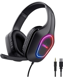 TRUST GXT416 ZIROX LED KUULOKKEET MUSTA Main Image