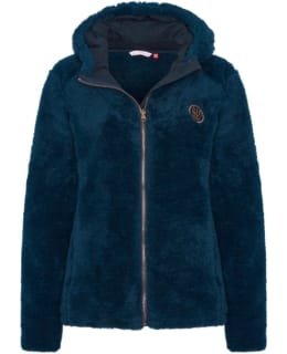 IRHCOSY ZIP NAVY L FLEECETAKKI Main Image