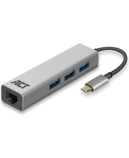 ACT AC7055 USB-C HUB 3.0, 3X USB-A Main Image