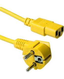 ACT AK5141 CEE 7/7 C13 YELLOW 1.2M CABLE Main Image