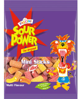 Fascini Sour Power Filled Mini Sticks 150 g karkkipussi Main Image