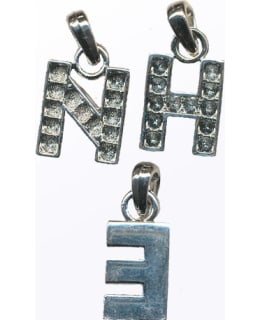 Farnia 15 mm hopea kirjainriipus Main Image