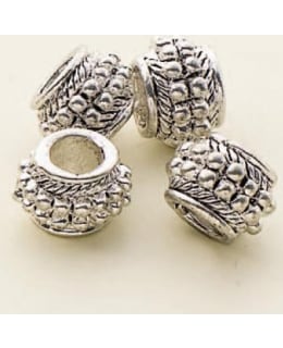 FARNIA 4KPL 9X7MM ANT.HOPEA METALLIHELMI Main Image