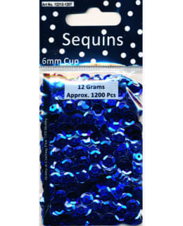 SEQUINS N.1200KPL 6MM SININEN PALJETTI Main Image